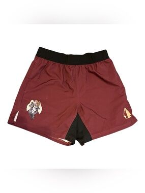 Tachuntfish Shorts Size Medium Pockets Angel Lightning Bolt
